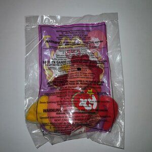 Ty Teenie Beanie Baby - Strut the Rooster - McDonald's Happy Meal Toy - NiB